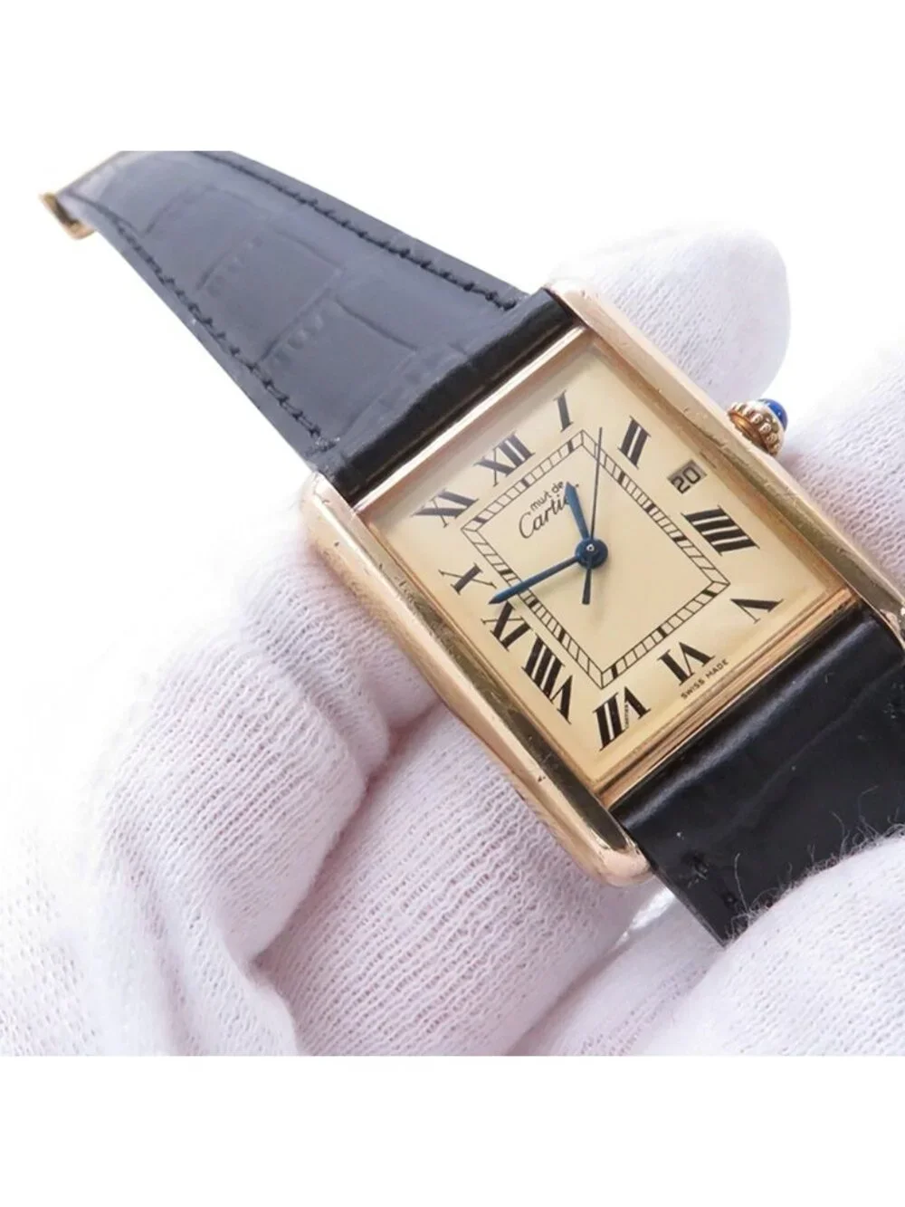 Cartier Tank Must LM Watch Quartz Ivory Dial